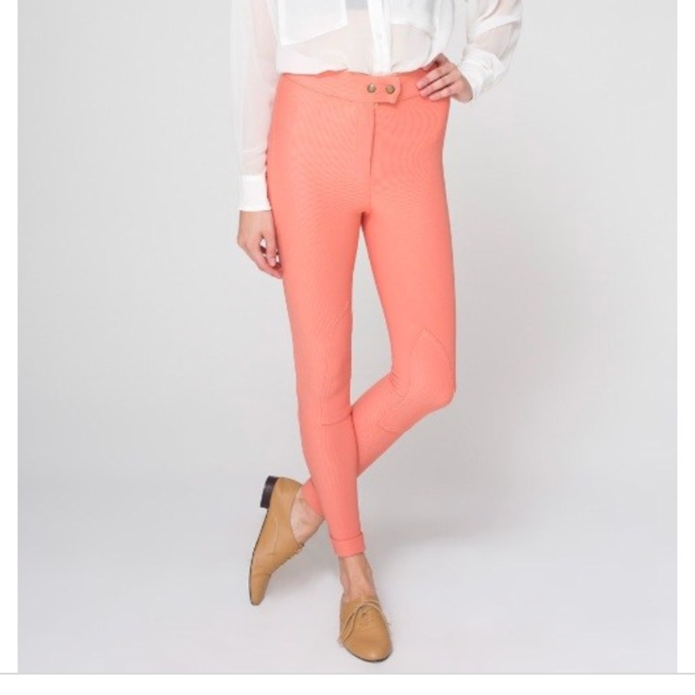 American Apparel Riding Pants - Coral